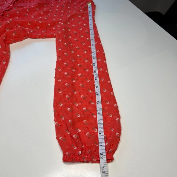 Matilda Jane Top Must Be Love Ruffle- V-Neckline Blouse Style 29612T Size Small - Picture 8 of 11